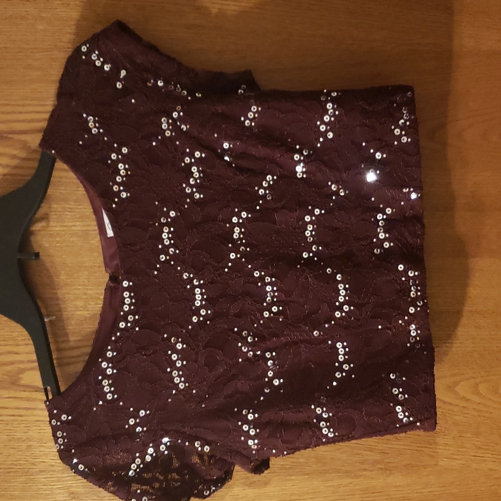 Fancy junior 2 piece dress fun and flirty size 7